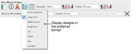 ManageDesignsViewToolbarChangeView.png