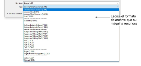 ExportMachineFileDroplist.png