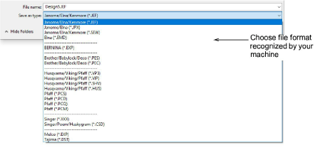 ExportMachineFileDroplist.png