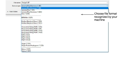 ExportMachineFileDroplist.png